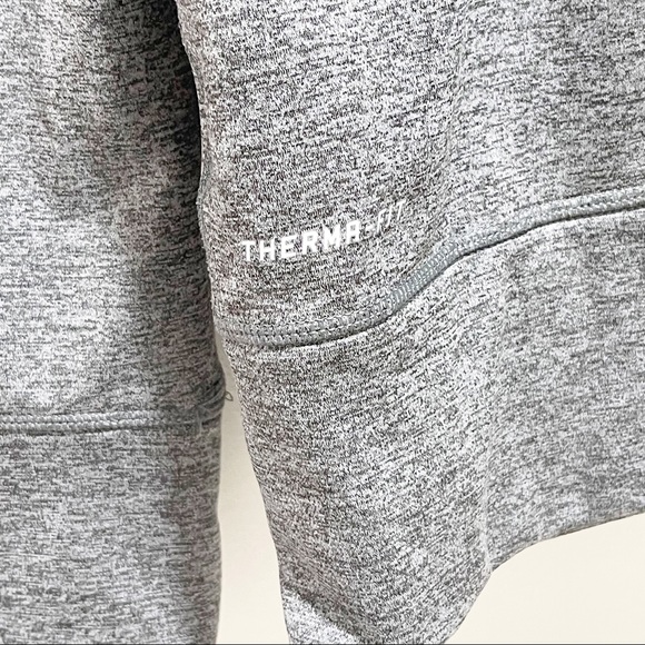 NIKE THERMA FIT ALL TIME HOODIE Gray Full Zip - Picture 6 of 7